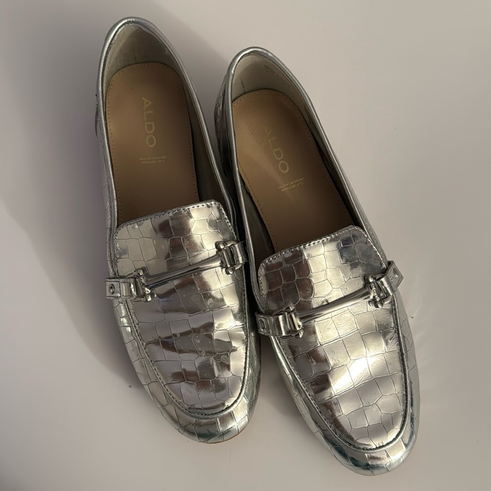 Aldo Silver Flats